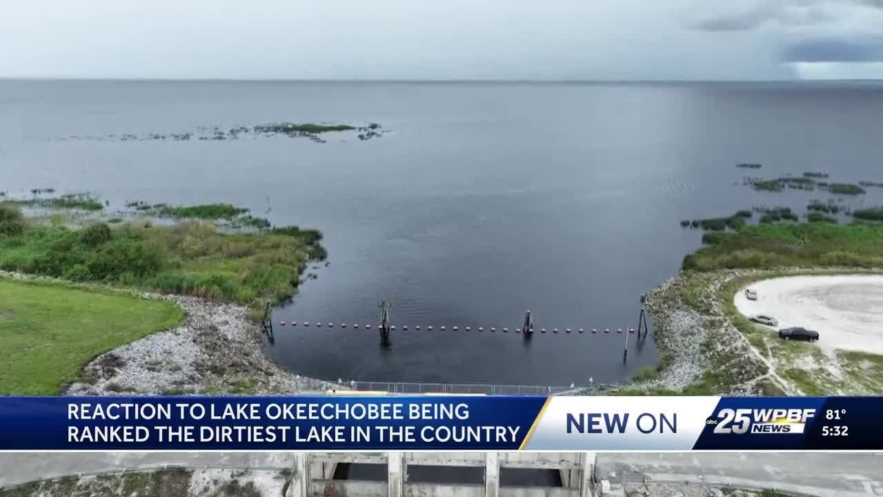 Locals share concerns after Lake Okeechobee ranked dirtiest in the US