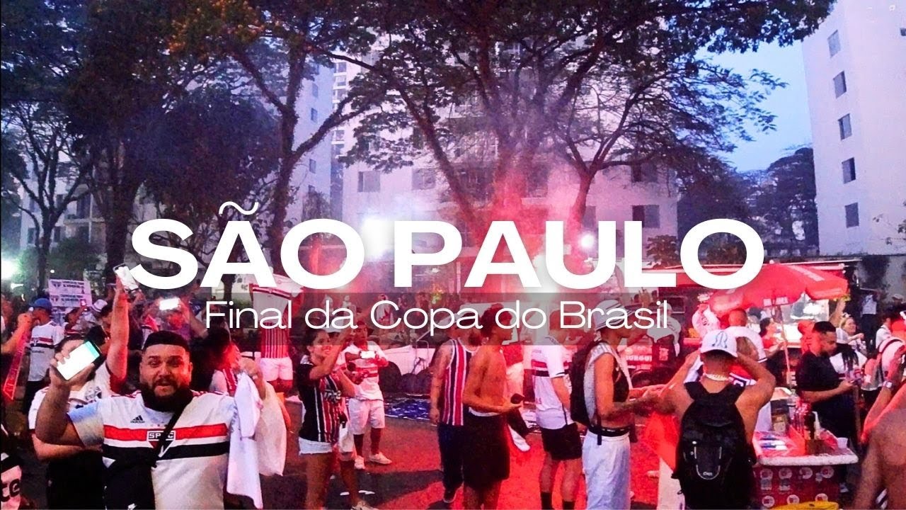 [ 4K ] SÃO PAULO CAMPEÃO da COPA DO BRASIL 2023, torcida comemorando o título próximo do MORUMBI
