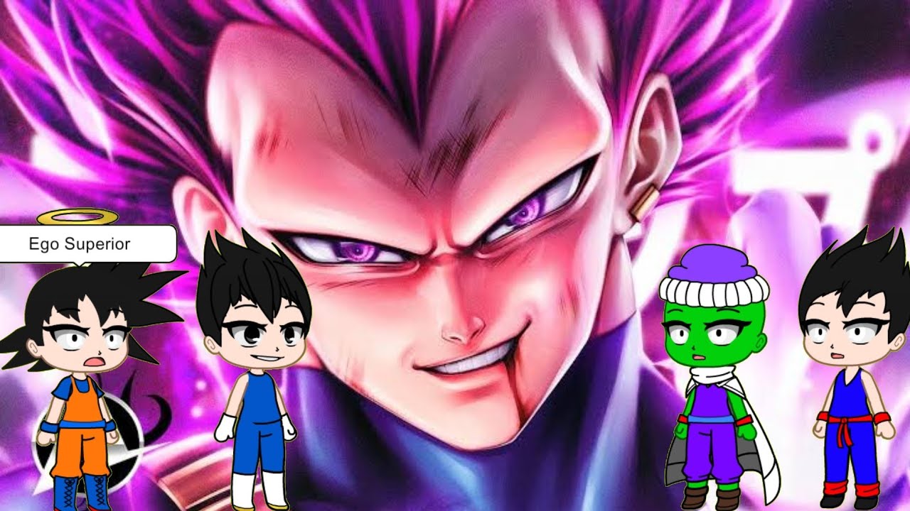 Dragon Ball Z (inicio saga boo) reagindo ao rap Vegeta ego Superior(AniRap)