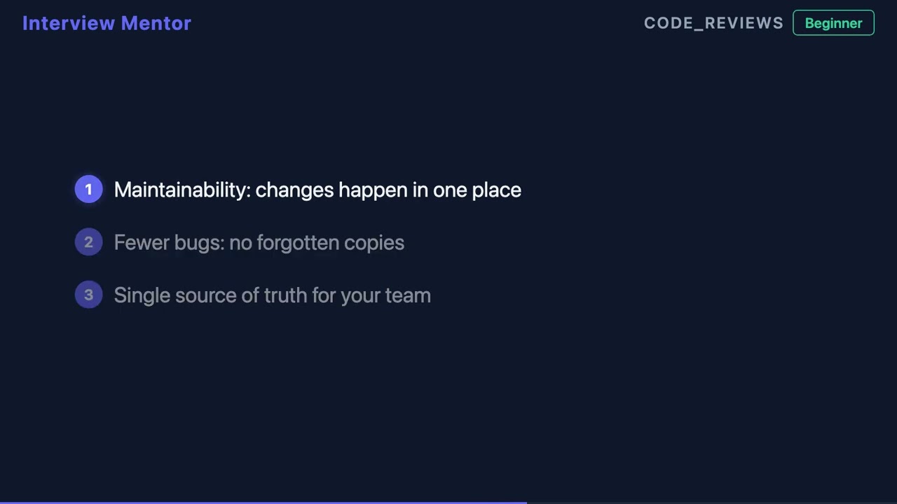 What is DRY in Code? (Don't Repeat Yourself)
