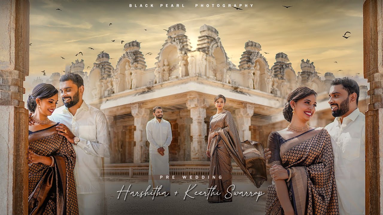 Harshitha + Swaroop | Pre Wedding Story | Melukote | Black Pearl Photography