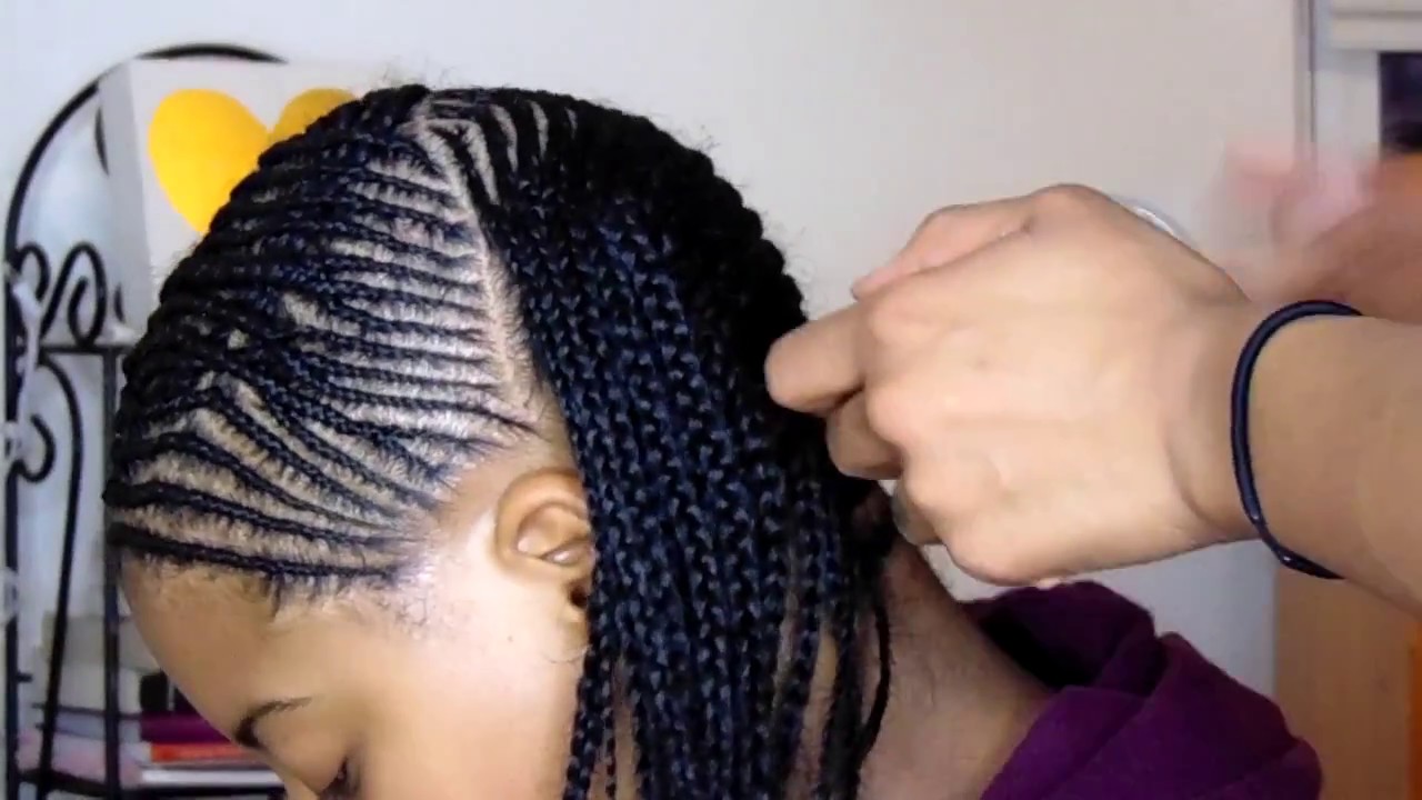HOW TO PROTECTIVE STYLE/BRAID NATURAL BLACK HAIR| EASY AND BEGINNER FRIENDLY!