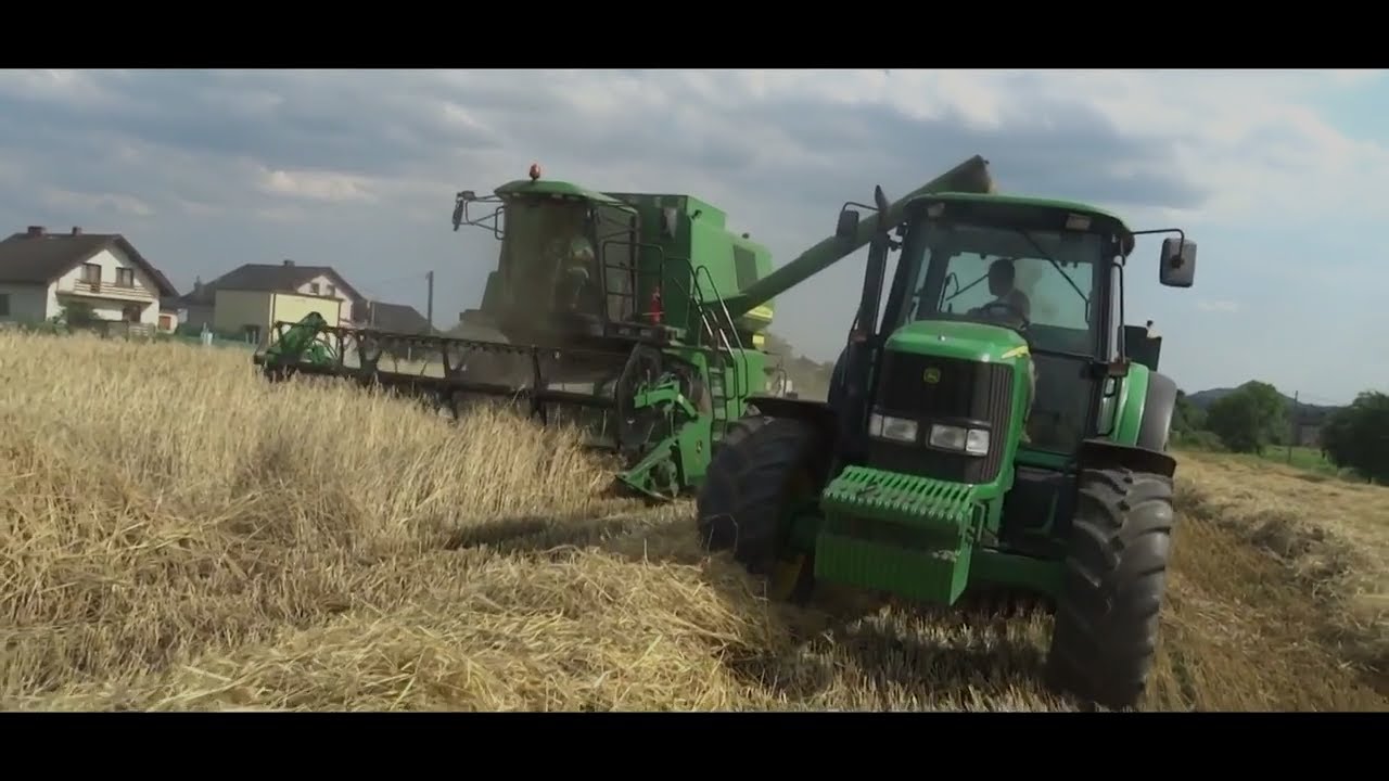 ☆ Żniwa 2017 - Żyto ☆ Green Power ☆ John Deere 1450 cws & 6620 ☆ Agroson Tv ☆