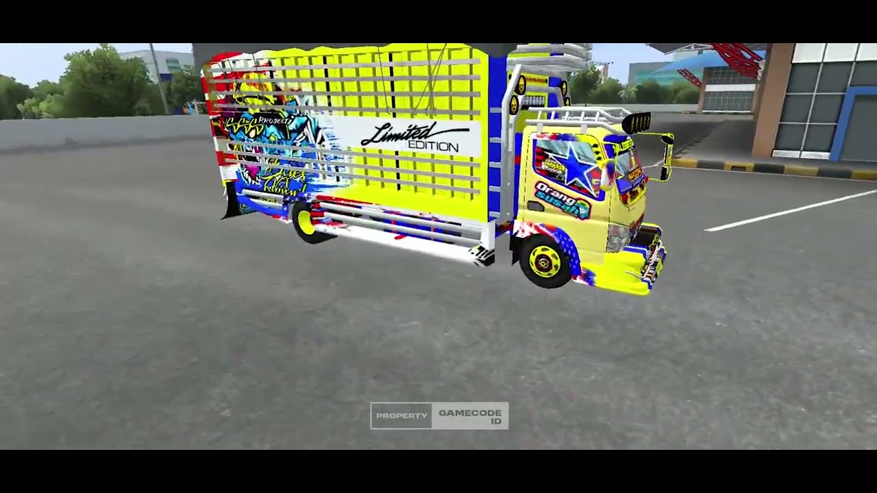 Livery & Mod  Truck Canter Sulawesi By BUDESIGN - BUSSID