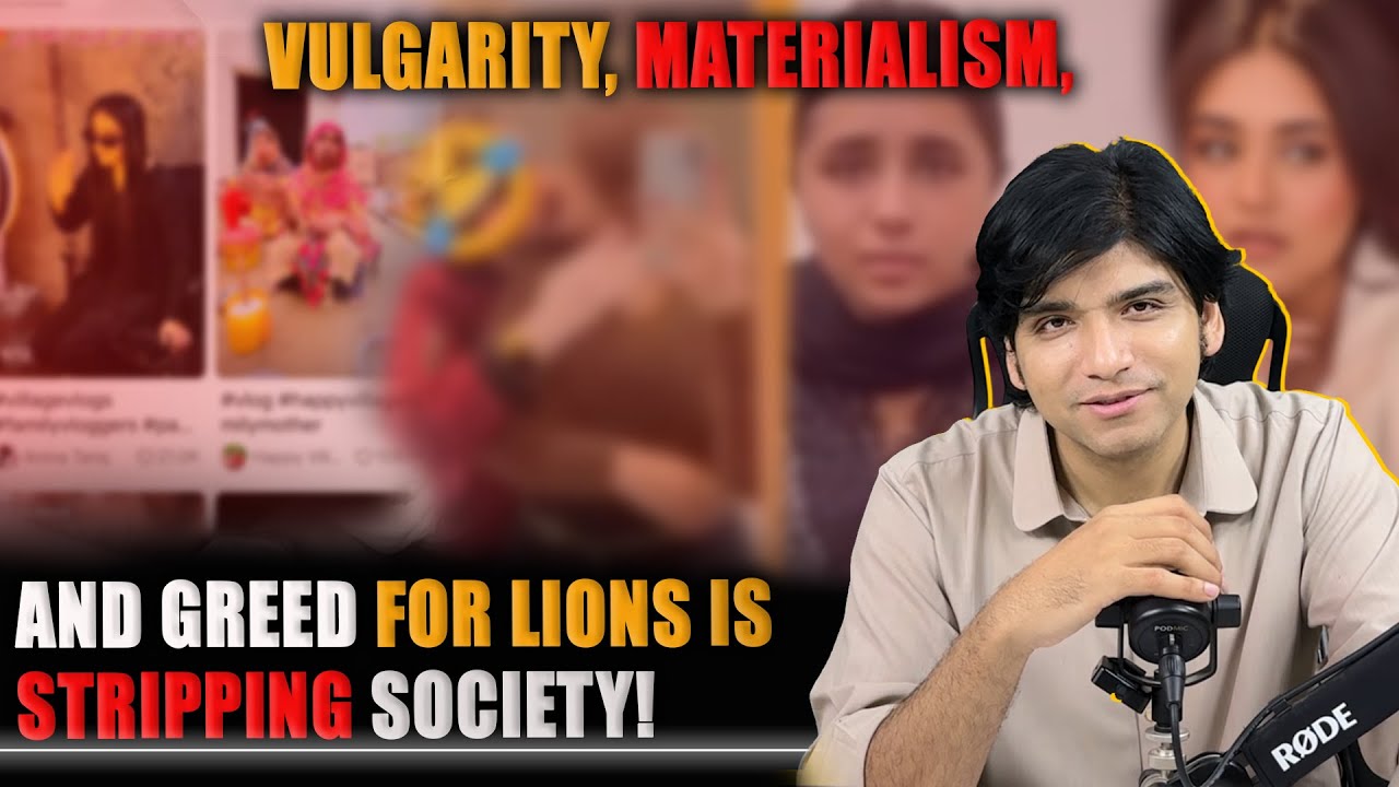 Vulgarity, materialism, and greed for Lions is stripping society!