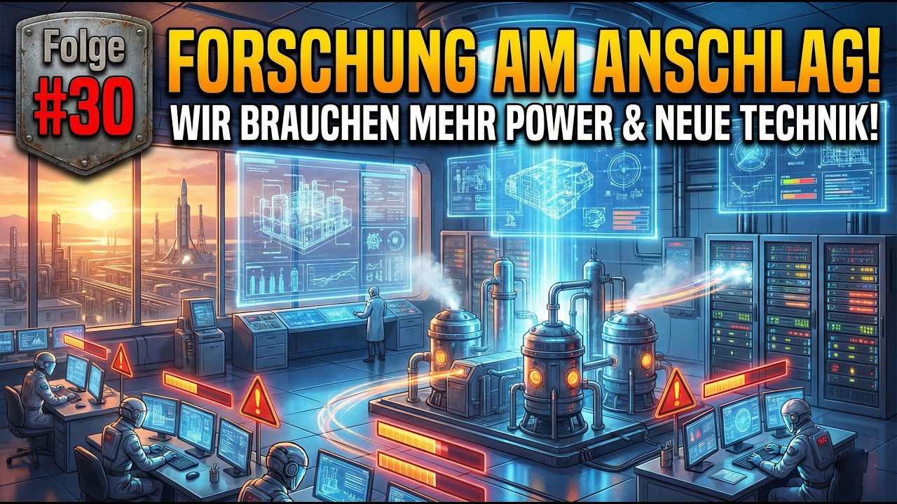 FORSCHUNG AM ANSCHLAG! 🤯 Wir brauchen MEHR Power | Captain of Industry #30