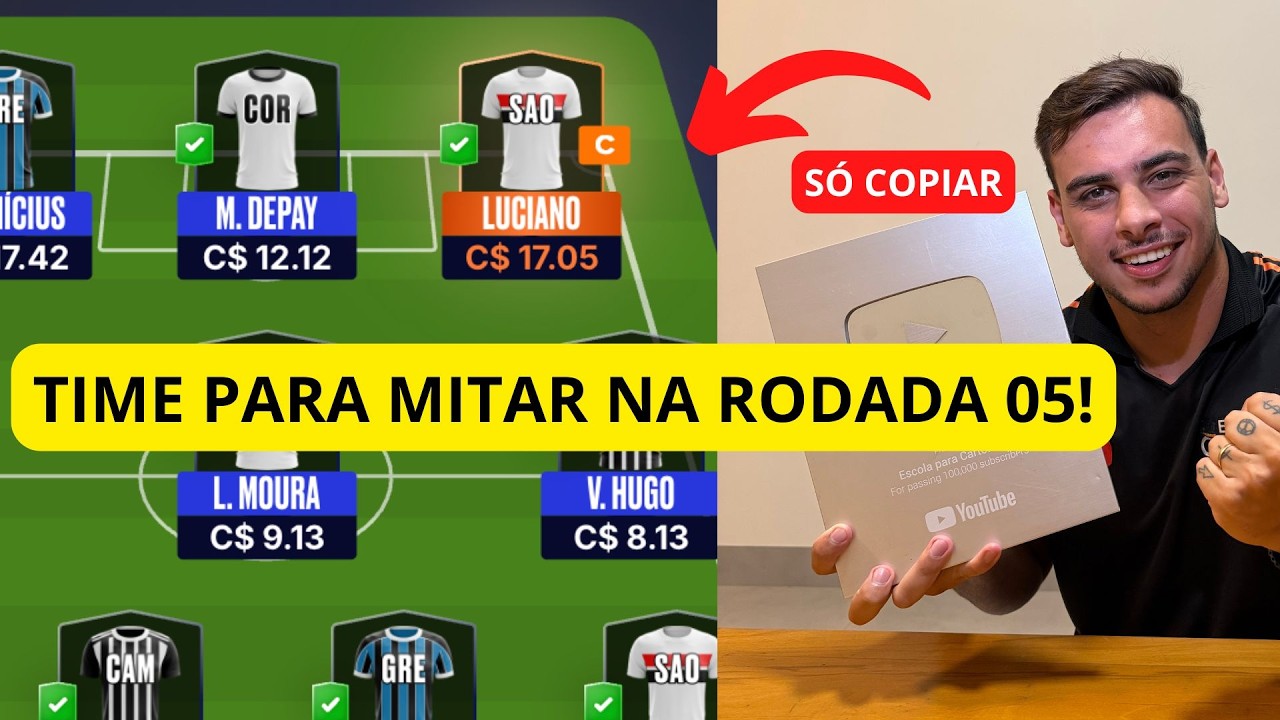 TIME PRONTO PARA MITAR NA RODADA 5 - Cartola FC 2026