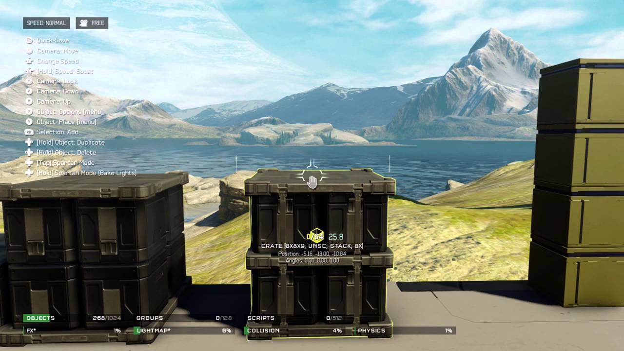 Halo 5 Forge Tutorial - Keeping Lightmap to Minimum
