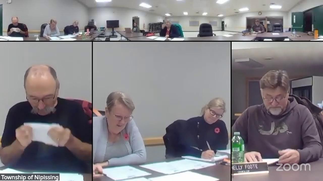 Township of Nipissing's Zoom Meeting