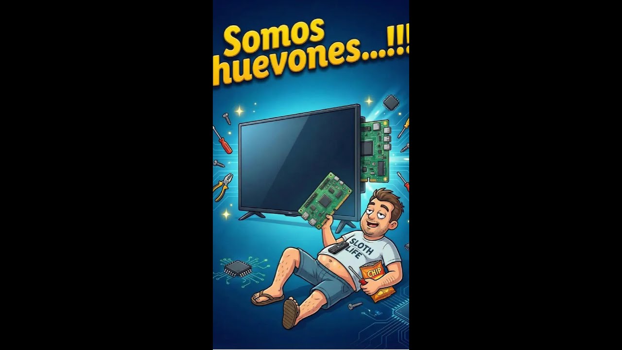 Somos huevones...!!! | Reparación de televisión