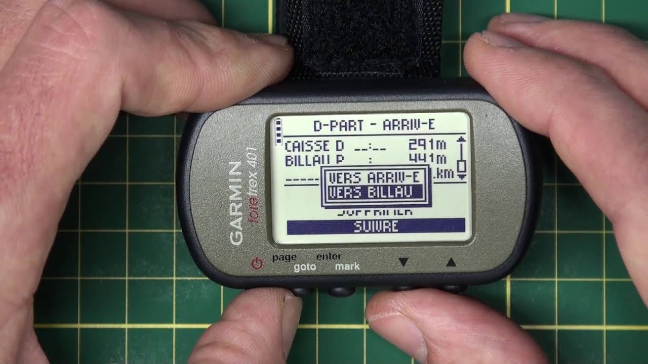 Présentation générale par Frank, et en français, du GPS Garmin Foretrex 401.