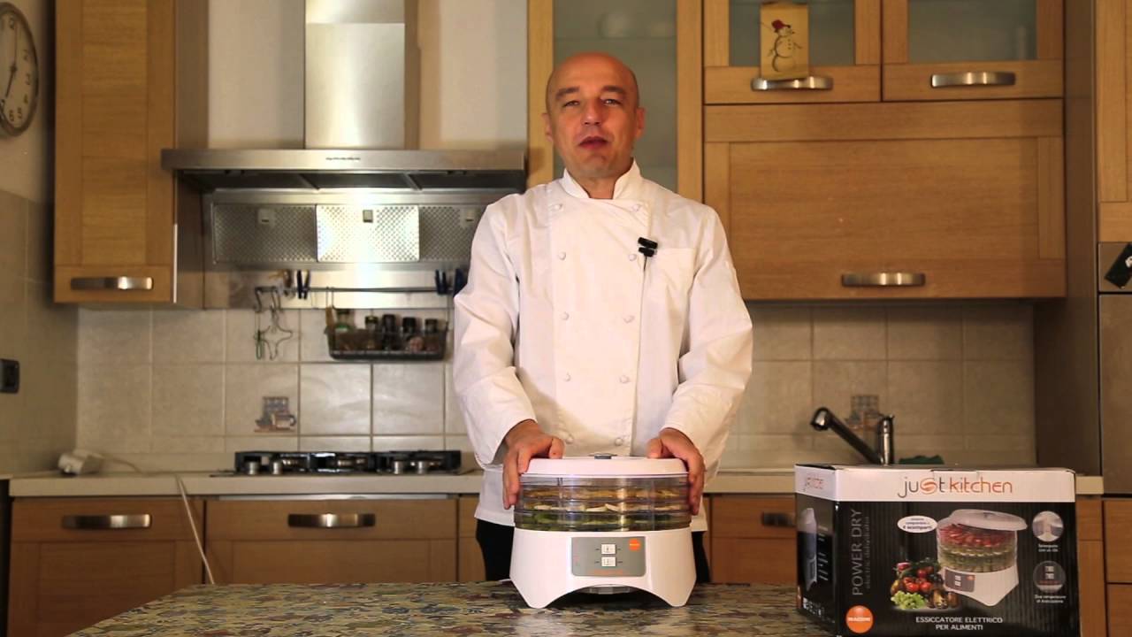 Essiccatore della Macom - linea Just kitchen - Prova pratica frutta