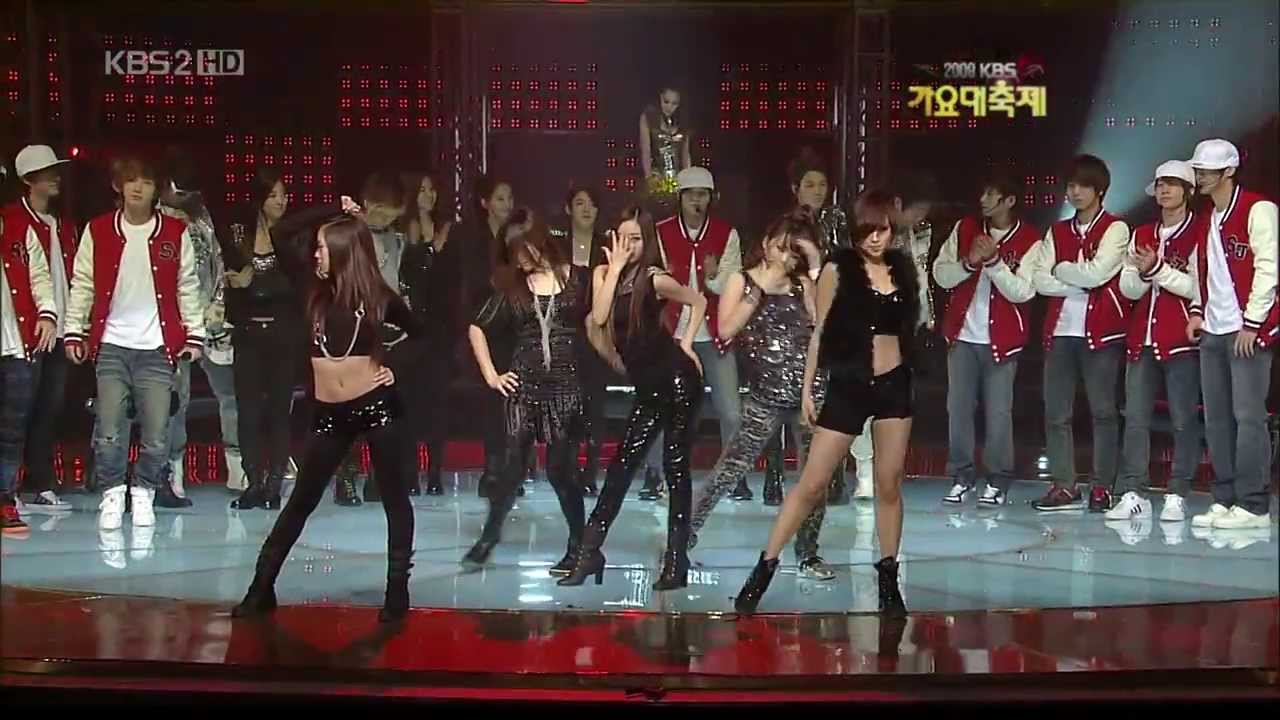 091230.KBS歌謠大戰 Kara-Son of a gun