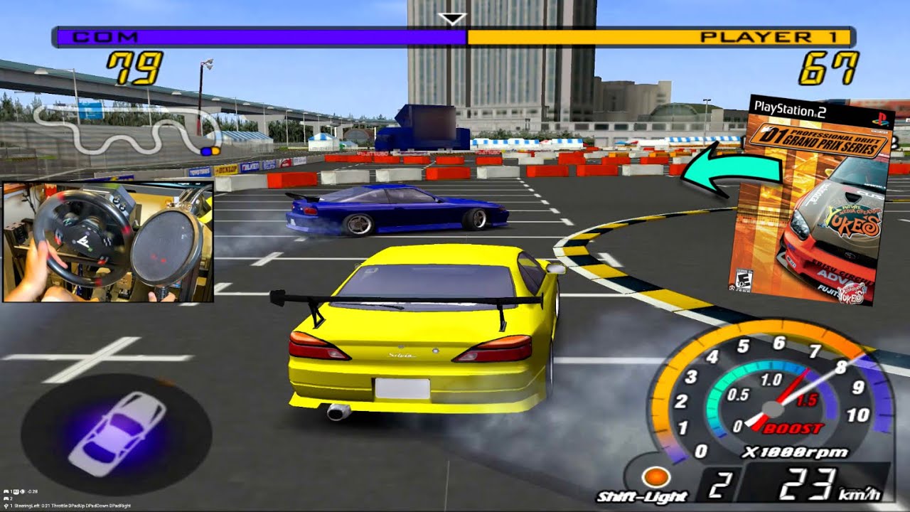 D1GP Professional Drift Series PCSX2 - First Impressions On WHEEL...
