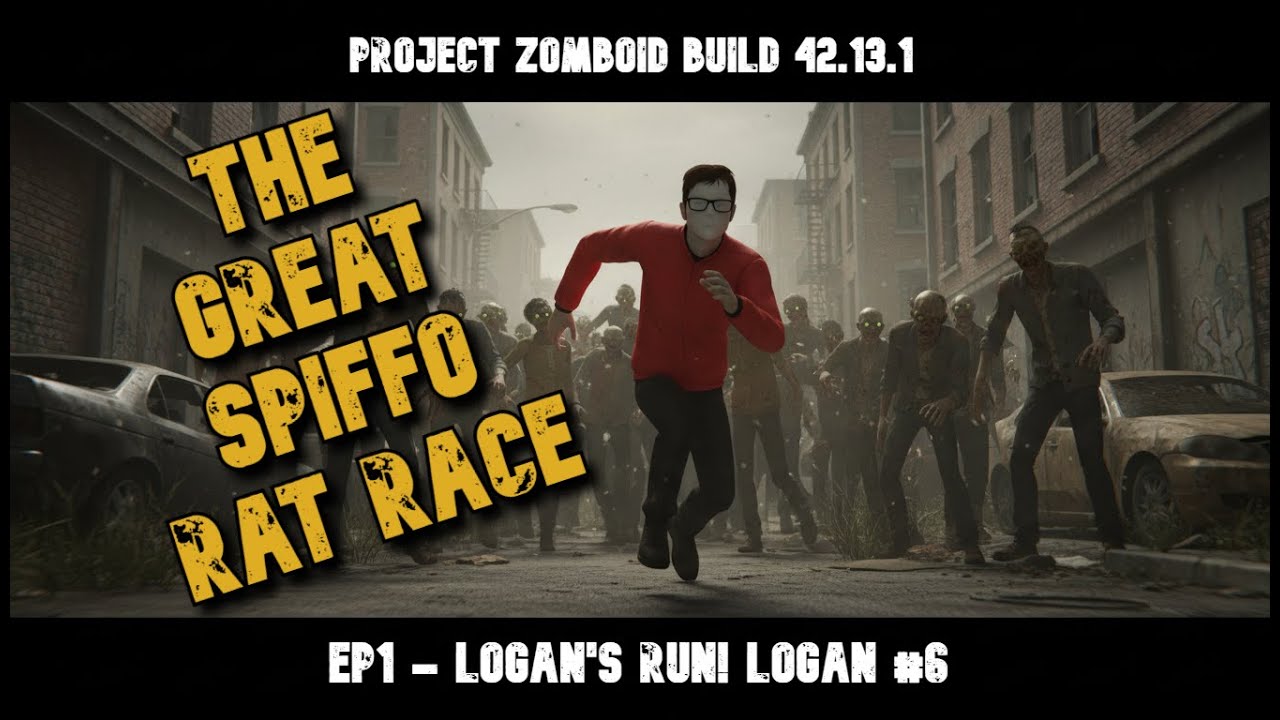 Ep 1 - Logan's Run! Logan#6 | Project Zomboid B42.13.1|No Mods|GSRR #ratrace