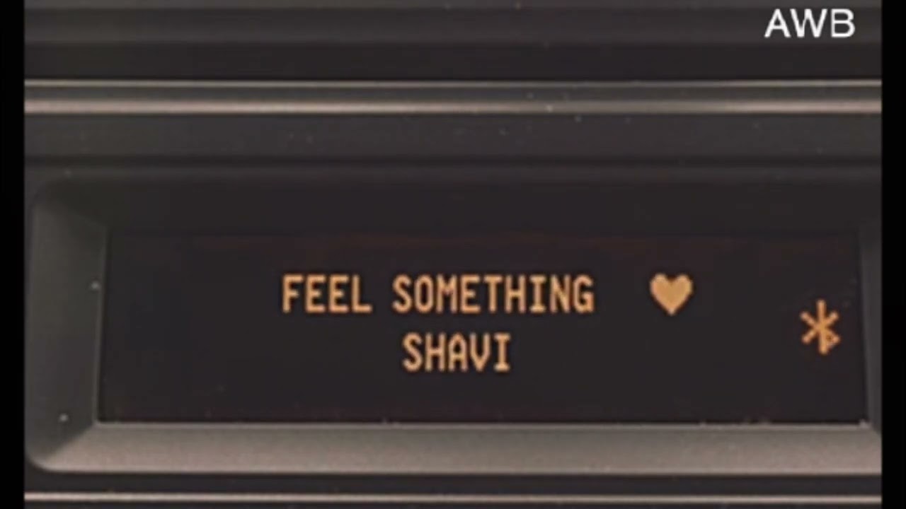Shavi - Feel Something [Official Audio]