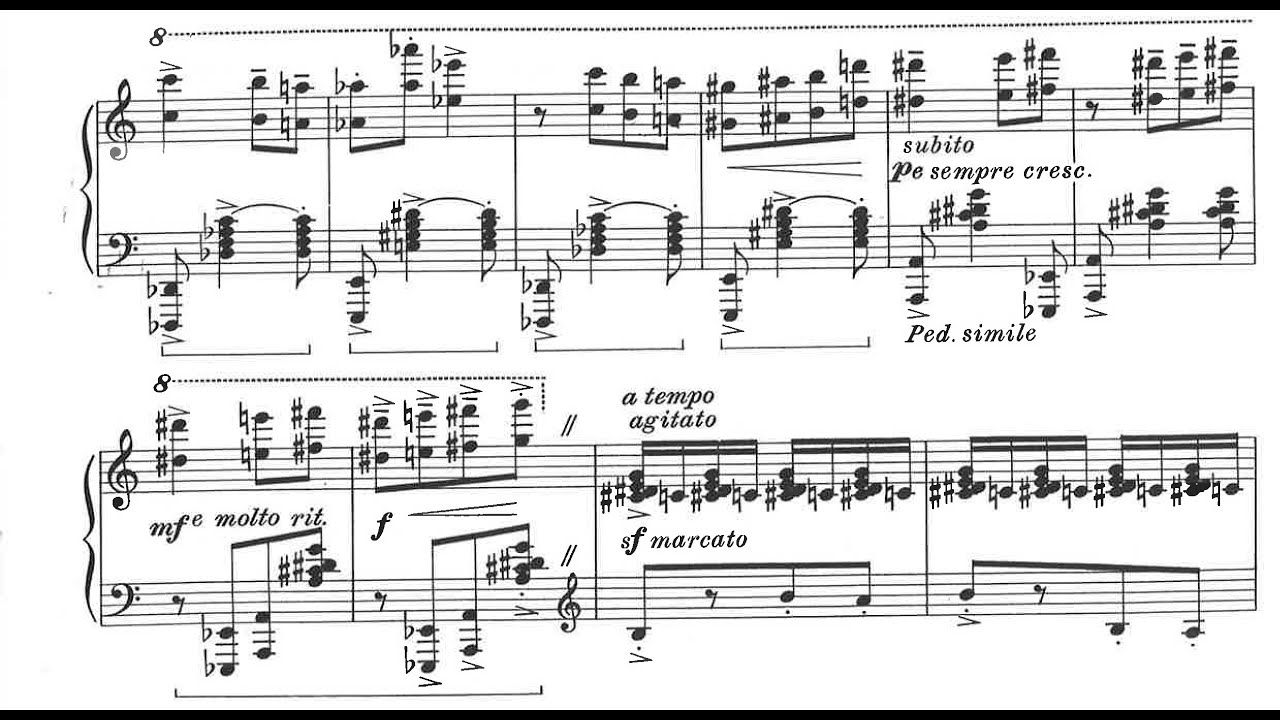 Robert Muczynski - Six Preludes for Piano, Op. 6 (1954) [Score-Video]