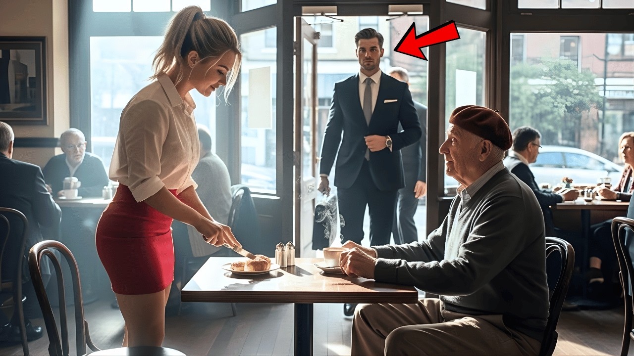 Ella Ayudaba al Anciano Todos los Días — Hasta Que Su Nieto Millonario Apareció y lo Cambió Todo