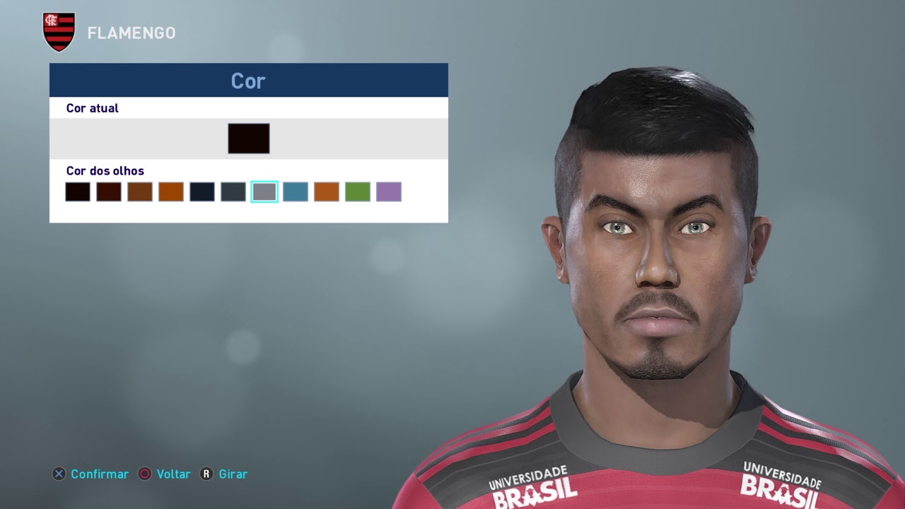 Bruno Henrique Flamengo PES 2019 Face edit.