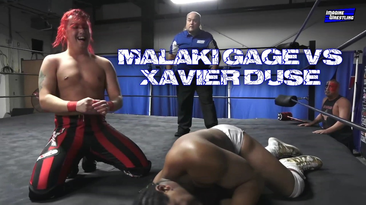 Малаки Гейдж против Ксавье Дюзе — борцовский поединок (свободная борьба).