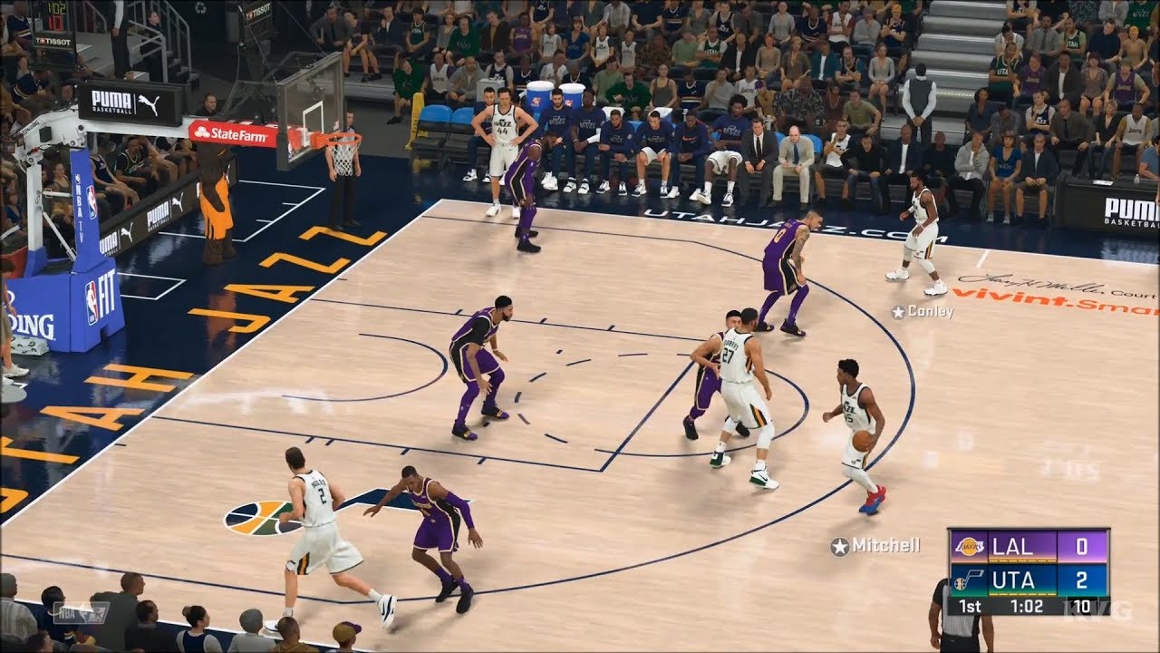 NBA 2K20 - Utah Jazz vs Los Angeles Lakers - Gameplay (PS4 HD) [1080p60FPS]