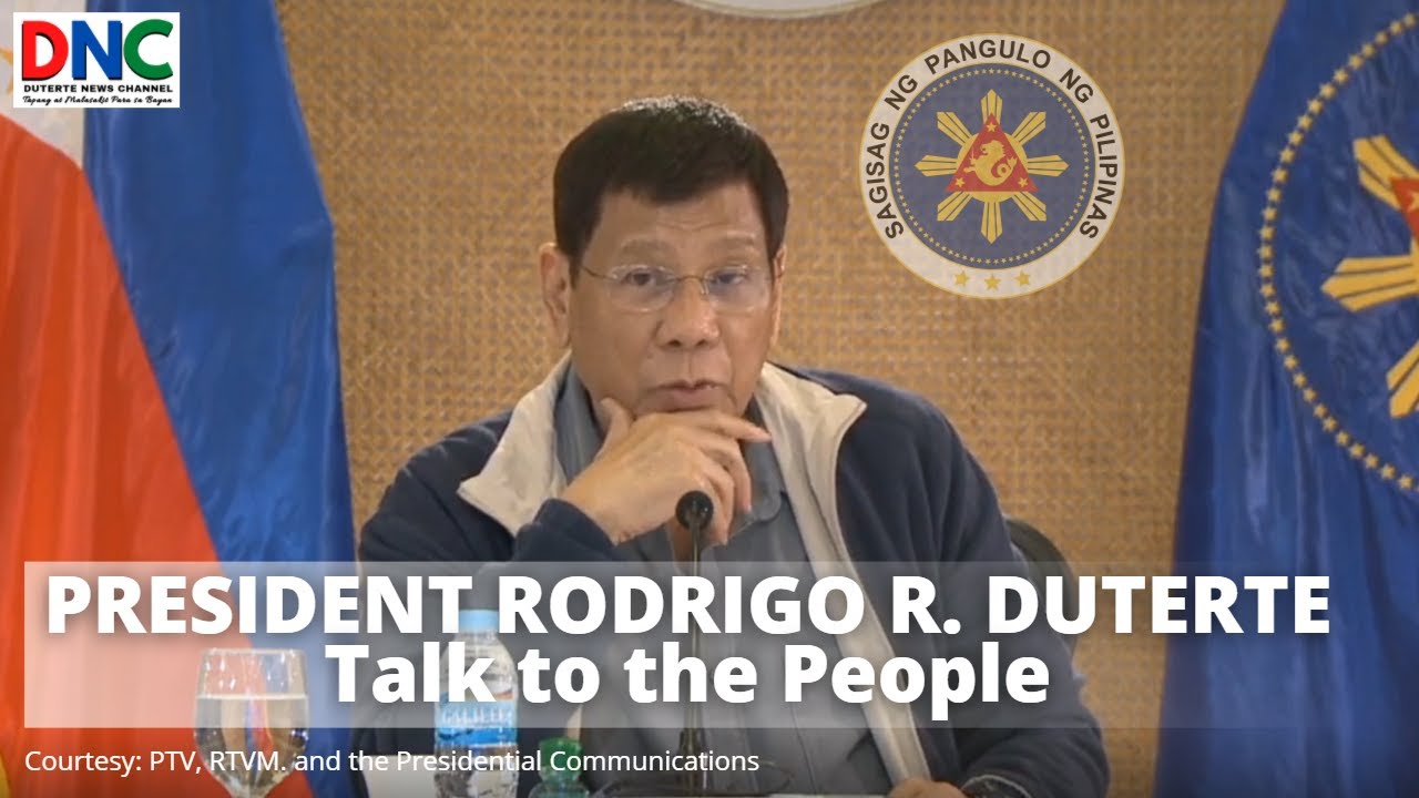 PRRD: Talk to the People on October 19, 2021 (Tuesday)