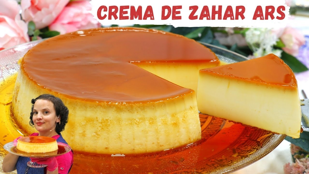 CREMA DE ZAHAR ARS  DELICIOASA 🍮 (Se topeste in gura!) - Anyta Cooking