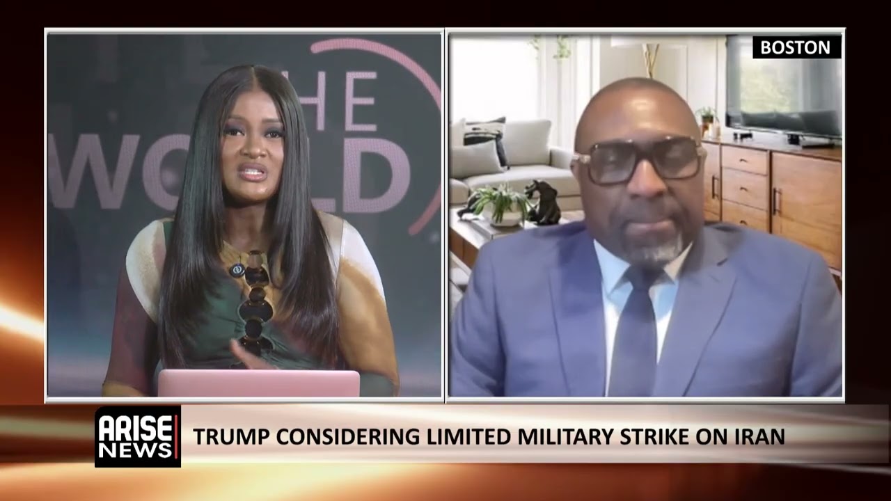 Trump Considering Limited Military Strike on Iran -Odunze