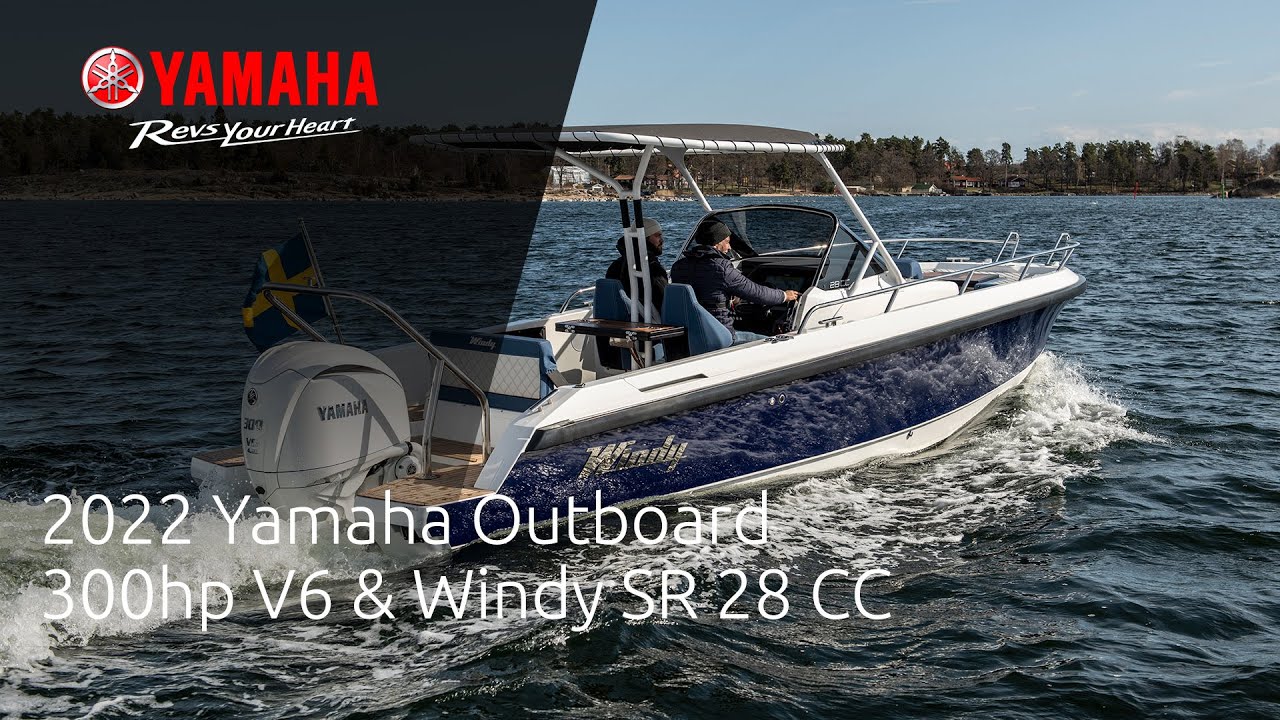 2022 Yamaha Outboard 300hp V6 & Windy SR 28 CC