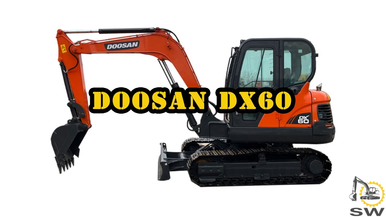 Doosan DX60 mini excavator with dozer working performance | ShiWen Construction Machinery Co.