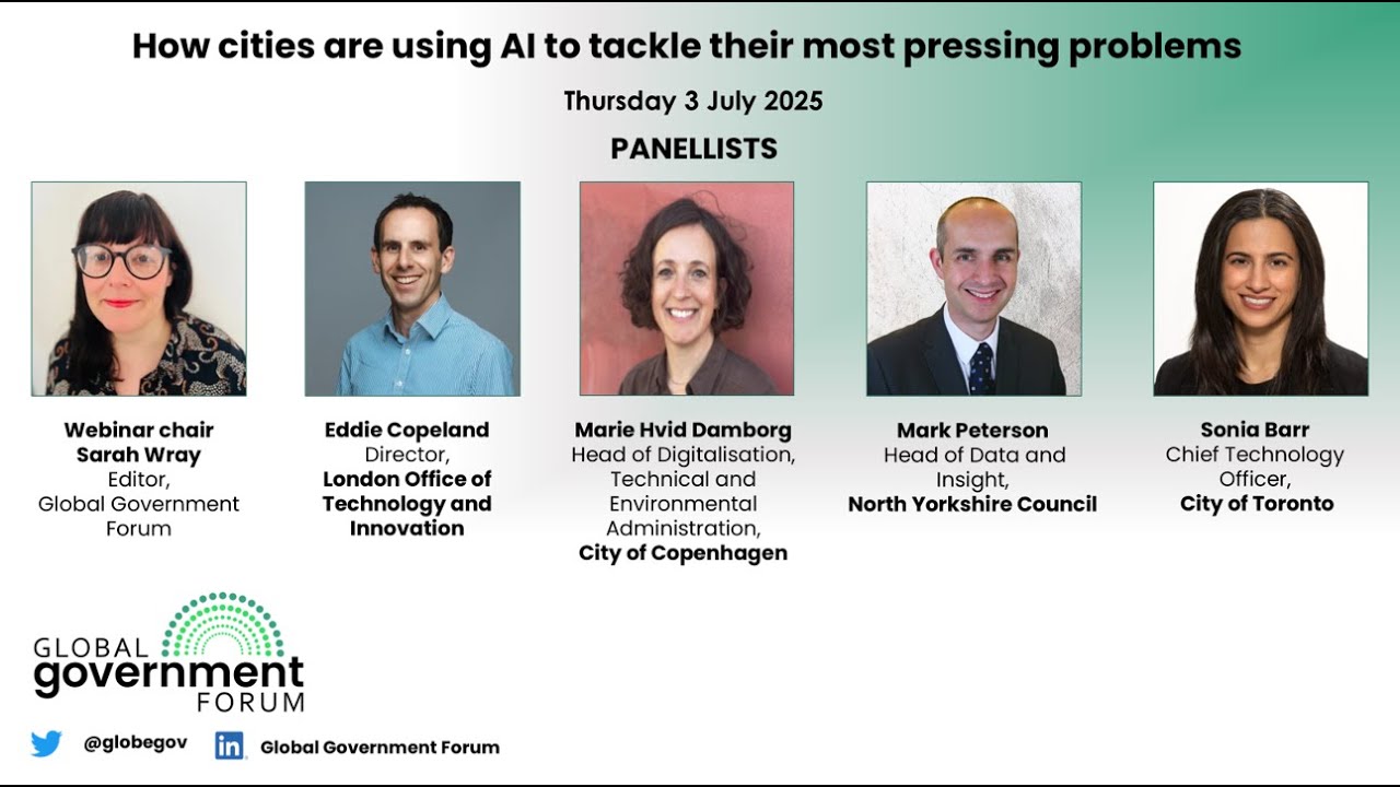 How cities are using AI to tackle their most pressing problems