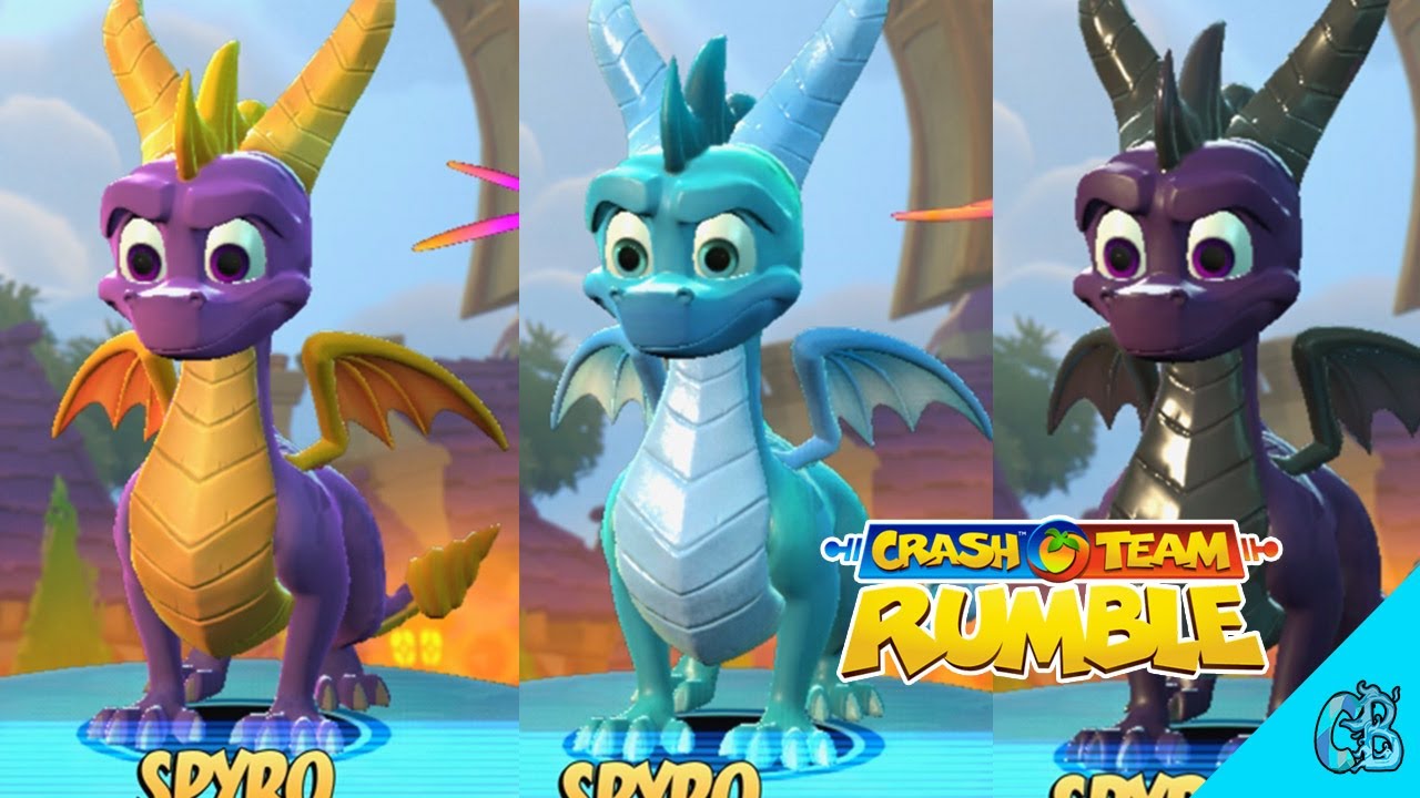 Crash Team Rumble - Spyro's Character Page, Customization, Abilities, Etc.