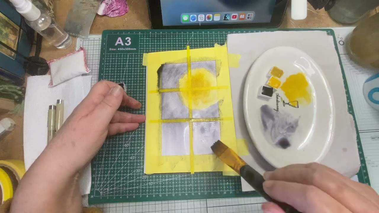 Giveaway draw and some painting from a non-artist