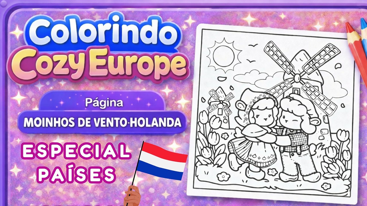 Colorindo Cozy Europe da Jade Summer ✨ Resultado Surpreendente! #cozy #coloring #bobbiegods