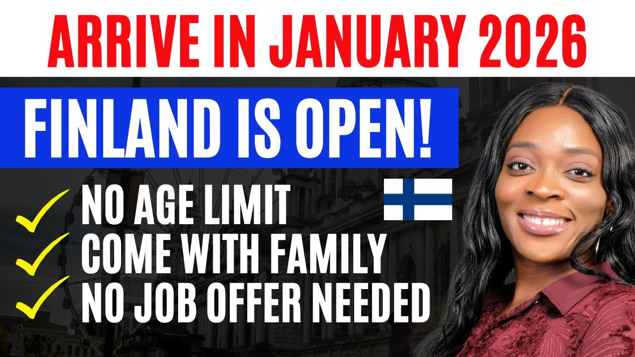 Relocate to Finland | Visa in 3 Weeks | Come with Family