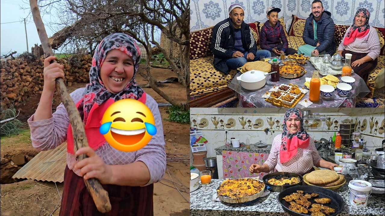 الفطور12فرمضان🌙مي مليكة صدمتنا كدوي بالفرنسي😱وجدات أحسن گراطان على العواد😮ماتخيلوش كي جا👌🏻