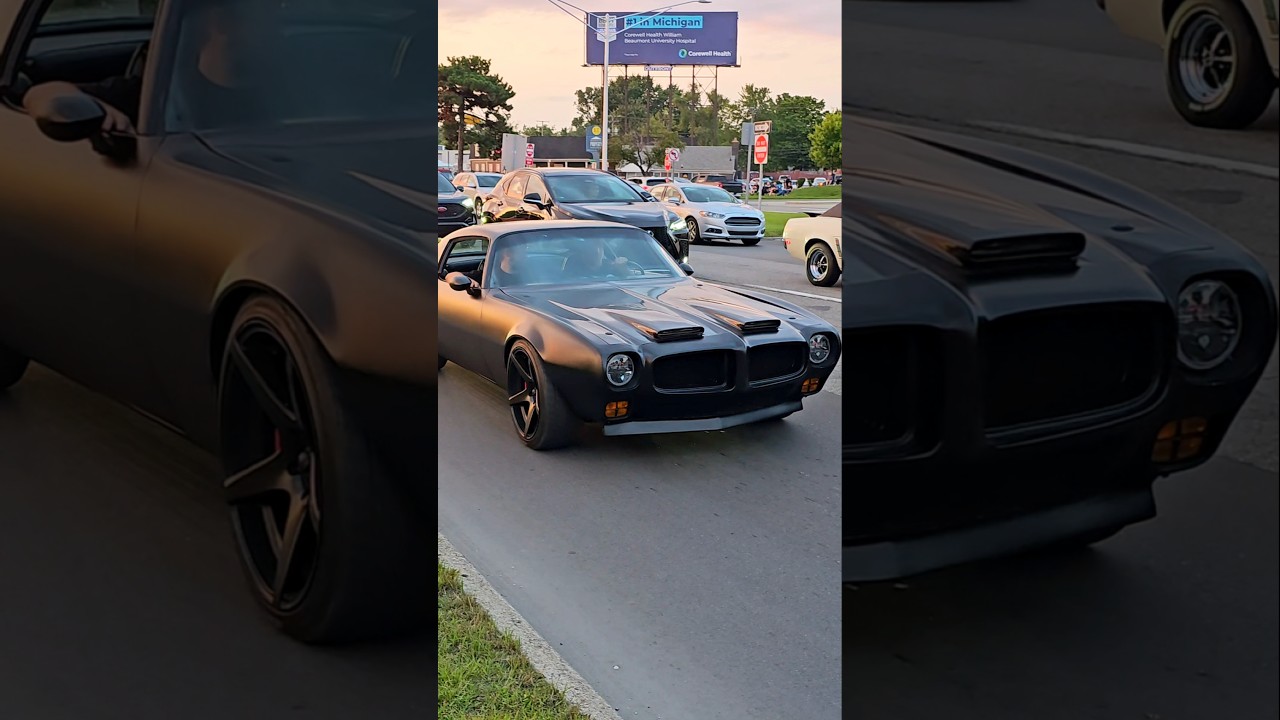 1973 Pontiac Firebird Classic Car Drive By Engine Sound Woodward Dream Cruise 2024