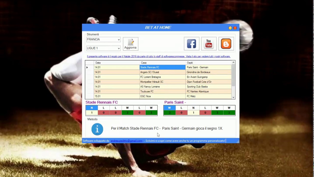 Software scommesse Gratis - BET AT HOME
