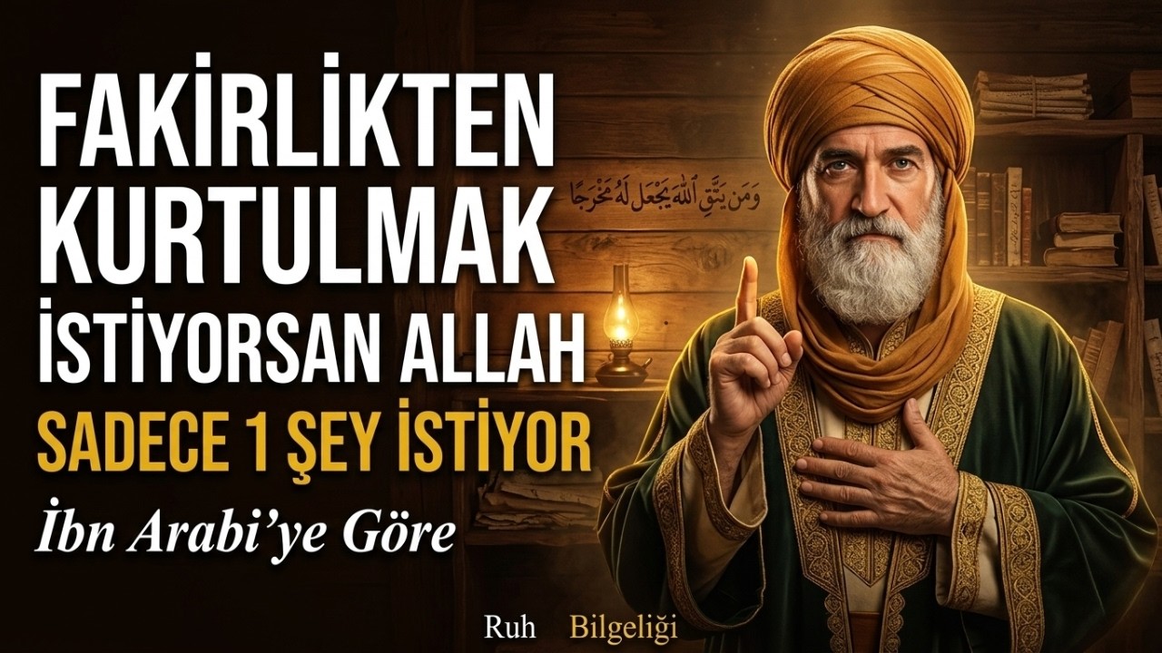 Fakirlikten Kurtulmak İstiyorsan Allah Senden Sadece Bu 1 Şeyi İstiyor | İbn Arabi’ye Göre