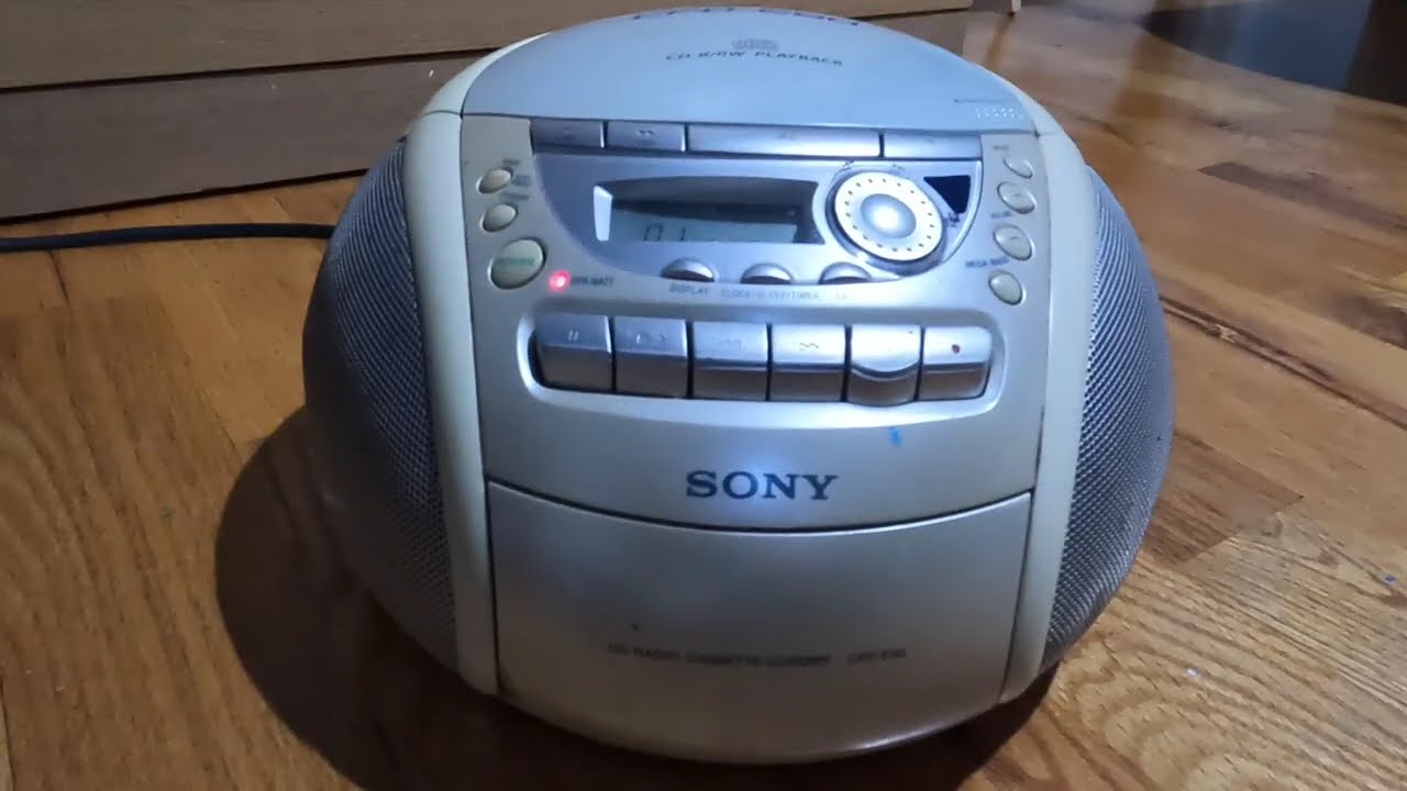 an start up on a Sony DVD playinger