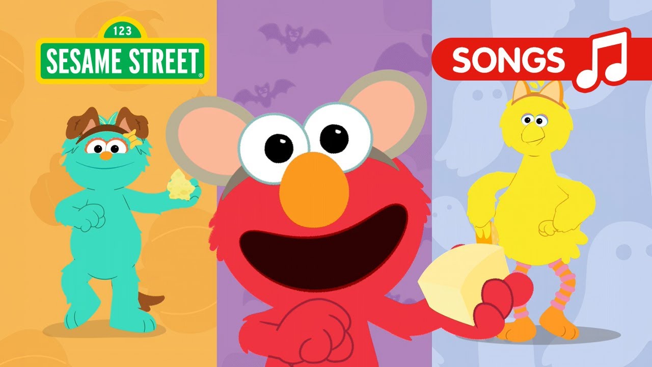 Sesame Street: Monster on the Street | Halloween Animated Nursery Rhyme for Kids