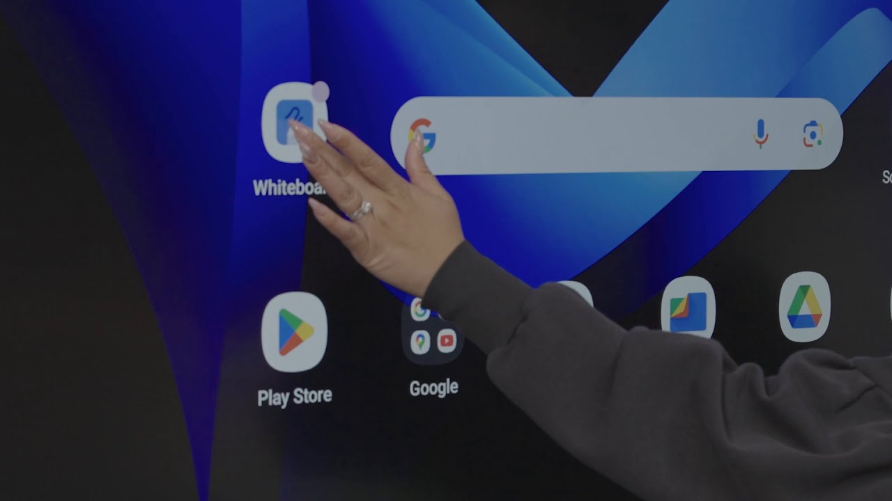 How to use the new whiteboard tool on the Samsung Interactive Display WAF