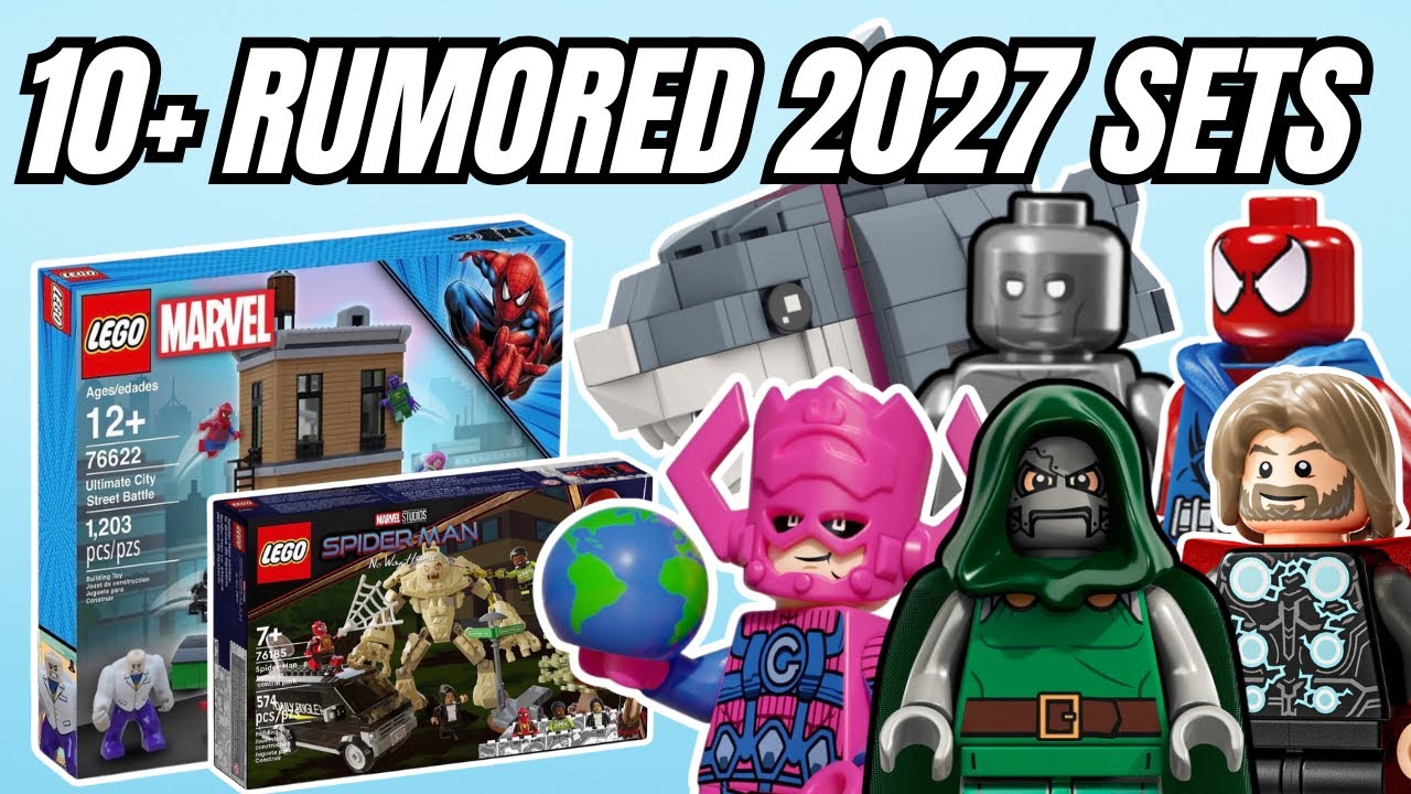 WRACAMY DO GRY! Wszystkie dotychczasowe przecieki zestaw&oacute;w LEGO Marvel na 2027 rok! (Fantastyczna...