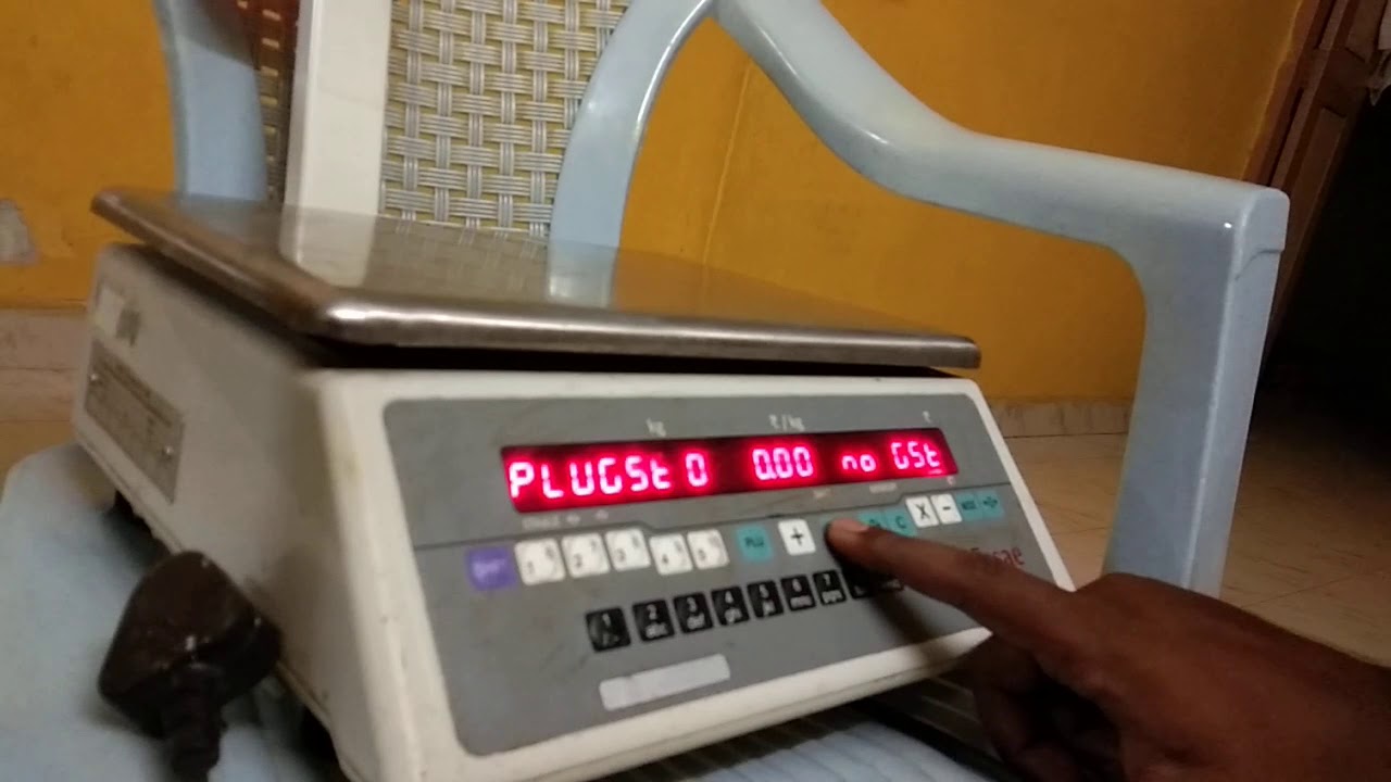 Essae weighing bill machine