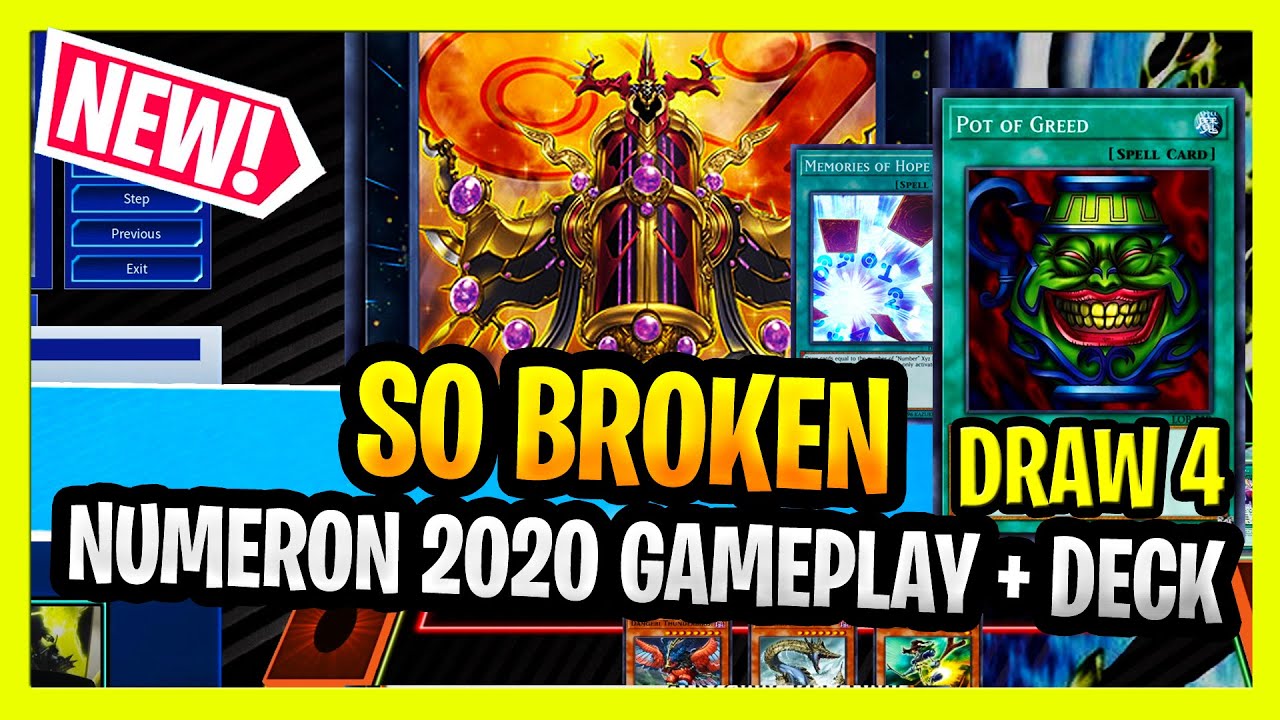 NEW NUMERON DECK IS BROKEN... (NEW 1 CARD LOCKDOWN, 16,000 ATK OTK, BURN, YUGIOH NUMBERON DECK 2020)
