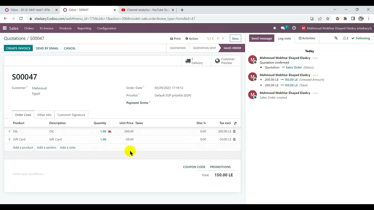 Odoo V.16 |Gift card & ewallet | كيفية انشاء كوبونات شراء هدايا للعملاء و محافظ للعملاء