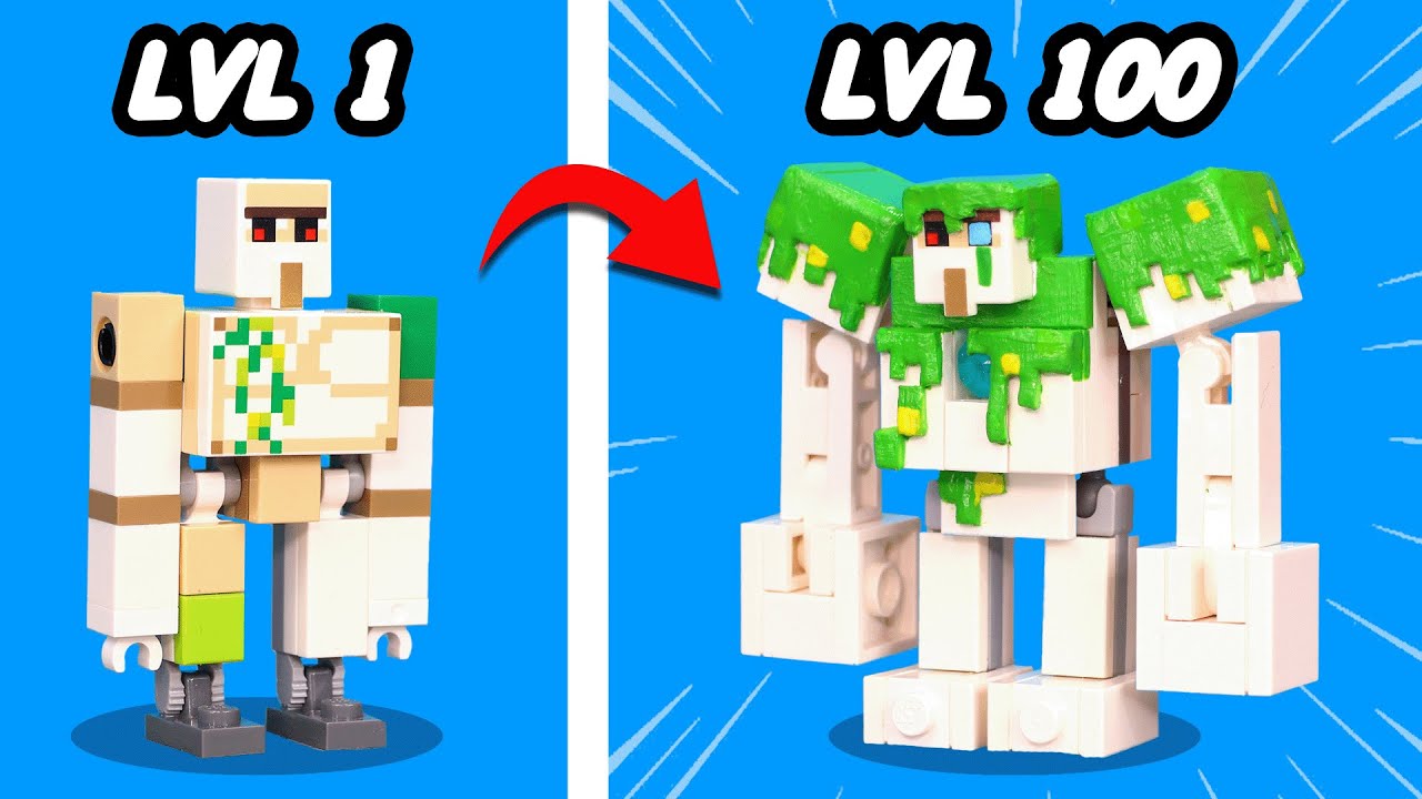 I UPGRADED WEAK LEGO Minecraft Mobs