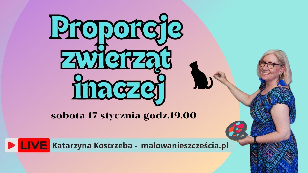 Proporcje zwierząt — malowanie techniką negatywową