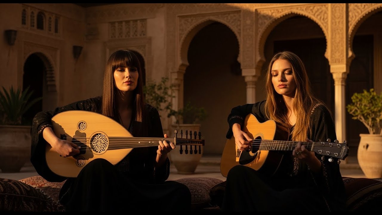 Flamenco Meets the Desert 🔥 Spanish Guitar & Arabic Oud | World Fusion for Relaxation