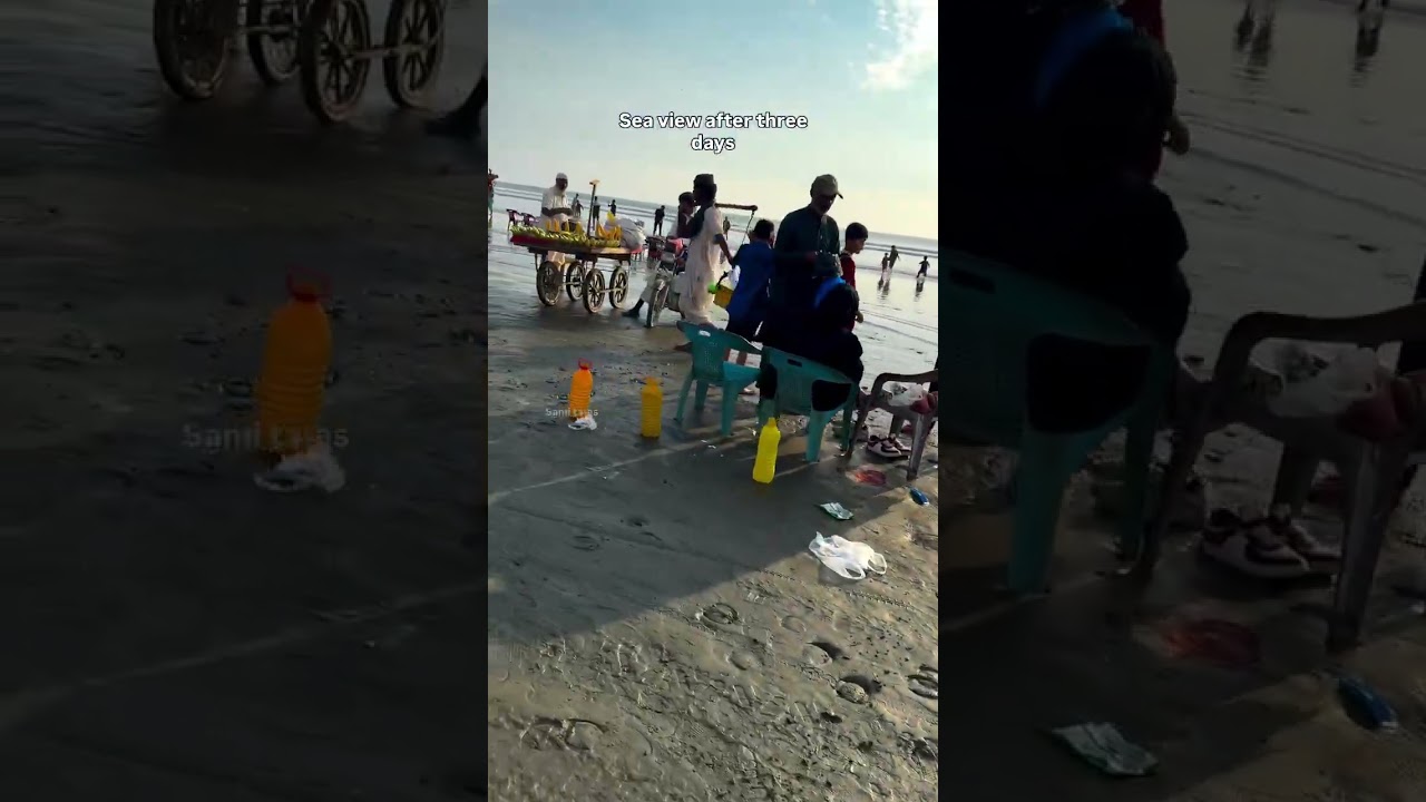 Karachi sea view 💔